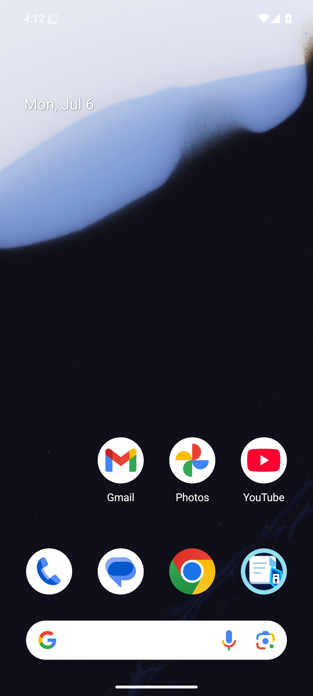 Returned to launcher after crash